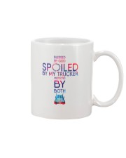 Protected by God and Trucker Mug thumbnail