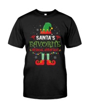 Santa's Favorite Medical Assistant Classic T-Shirt front