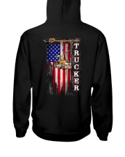 Proud American Trucker flag Hooded Sweatshirt tile