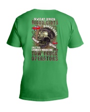 Strongest men become Tow Truck Operators V-Neck T-Shirt thumbnail