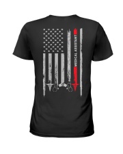 Proud American Medical Assistant Flag Ladies T-Shirt thumbnail
