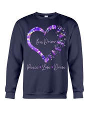 Peace Love Bus Driver Crewneck Sweatshirt tile