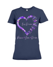 Peace Love Bus Driver Premium Fit Ladies Tee tile