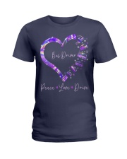 Peace Love Bus Driver Ladies T-Shirt tile