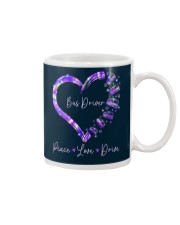 Peace Love Bus Driver Mug tile