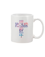 Protected by God and Carpenter Mug thumbnail