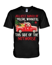 Awesome Postal Worker V-Neck T-Shirt thumbnail