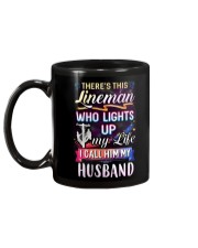 There's this Lineman who lights up my life Mug tile