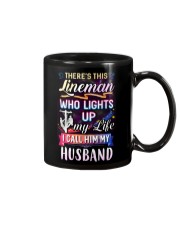 There's this Lineman who lights up my life Mug tile