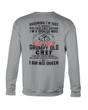 Chef's Wife: I am his Queen Crewneck Sweatshirt thumbnail