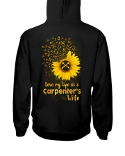 Love my llife as a Carpenter's wife Hooded Sweatshirt tile