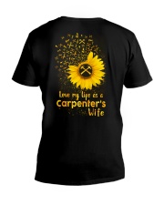 Love my llife as a Carpenter's wife V-Neck T-Shirt tile