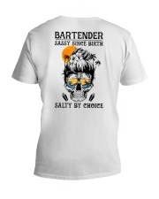 Bartender Salty by Choice V-Neck T-Shirt thumbnail