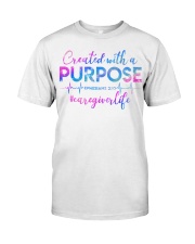 Caregiver Created with a Purpose Classic T-Shirt thumbnail