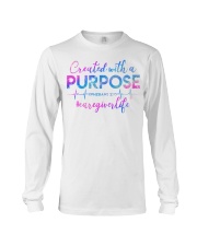 Caregiver Created with a Purpose Long Sleeve Tee thumbnail