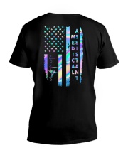 Medical Assistant US Flag V-Neck T-Shirt thumbnail