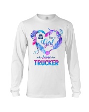 Just a Girl who Loves her Trucker Long Sleeve Tee tile