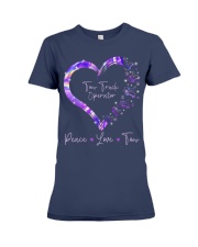 Peace Love Tow Truck Operator Premium Fit Ladies Tee thumbnail