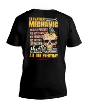 Awesome Elevator Mechanic V-Neck T-Shirt tile