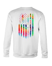 Proud CNA Tie Dye US Flag Crewneck Sweatshirt thumbnail