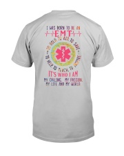 I was born to be an EMT Classic T-Shirt back