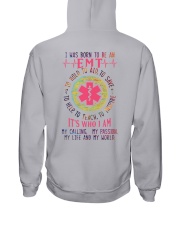 I was born to be an EMT Hooded Sweatshirt thumbnail