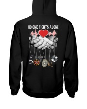 No One Fights Alone Nurse Hooded Sweatshirt tile