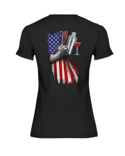 Bartender US Flag Premium Fit Ladies Tee tile