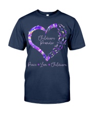 Peace Love Childcare Provider Classic T-Shirt front