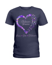 Peace Love Childcare Provider Ladies T-Shirt thumbnail