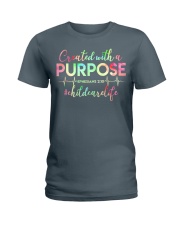 Childcare Provider: Created with a purpose Ladies T-Shirt front