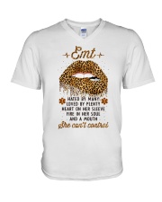 EMT: Mouth I can't control V-Neck T-Shirt thumbnail