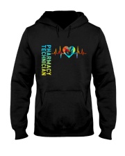 Pharmacy Technician Heartbeat Hooded Sweatshirt thumbnail