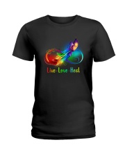 Caregiver: Live Love Heal Ladies T-Shirt front