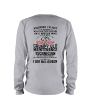 Maintenance Technician's Wife: I am his Queen Long Sleeve Tee thumbnail