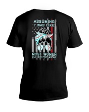 Bartender: Not like most women V-Neck T-Shirt thumbnail