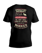 Cute Operating Engineer's Wife V-Neck T-Shirt thumbnail