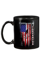 Proud American Carpenter Flag Mug tile