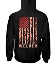 Proud American Welder Flag Hooded Sweatshirt tile
