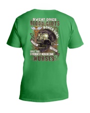 Strongest men become Nurses V-Neck T-Shirt thumbnail