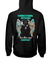 Correctional Officers earn their wings everyday Hooded Sweatshirt thumbnail