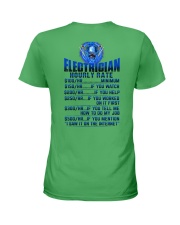 Electrician Hourly rates Ladies T-Shirt thumbnail