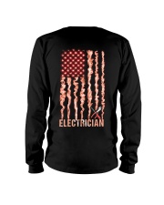 Proud American Electrician Flag Long Sleeve Tee thumbnail