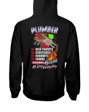Plumber: Straight hustle all day every day Hooded Sweatshirt thumbnail