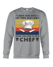 Old Lady will show how to be a Chef Crewneck Sweatshirt tile