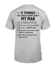 5 things you should know about my Chef Classic T-Shirt back