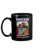 Trucker: Straight hustle all day every day Mug tile