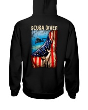 Proud Scuba Diver Hooded Sweatshirt back