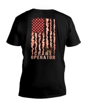 Proud Crane Operator V-Neck T-Shirt tile