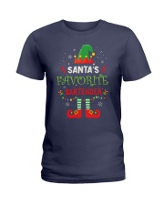 Santa's Favorite Bartender Ladies T-Shirt thumbnail